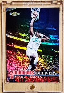 2000 -01 Topps Finest Moments Refractor KARL MALONE / カール マローン Special Delivery