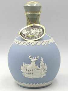 ◆未開栓 Glenfiddich グレンフィディック 21年 Wedgwood ウェッジウッド デキャンタ 陶器 スコッチ ウイスキー 750ml 43% 総重量約1273g◆