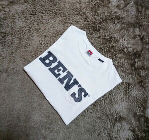 BEN DAVIS ベンデイビス Tシャツ 胸元文字ロゴ ポケット付き ホワイト Mサイズ 送料無料!! 1円スタート〜