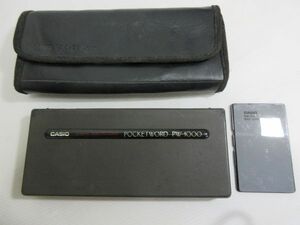 ◆CASIO カシオ ポケットワード POCKETWORD PW-1000 ソフトケース入り 動作未確認 現状渡し..