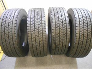 引取り歓迎★バリ山 245/70R19.5 ブリヂストン W999 22年製 スタッドレス 4本