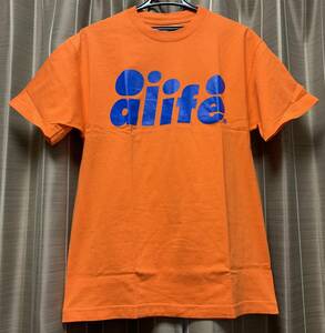 【中古】alife ロゴ オレンジ Tシャツ (M) ストリート ファッション エーライフ シュプリーム