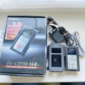 R-09HRSET 24bit 96kHz WAVE/MP3 RECORDER SET（専用カバー付き）　ICレコーダー Roland z-0412-2