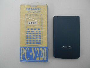 SHARP PC-V220A ポケットコンピューター　中古