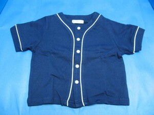 送料無料★スキップランド・ベビー用Tシャツ 90サイズ/紺色★ｑ