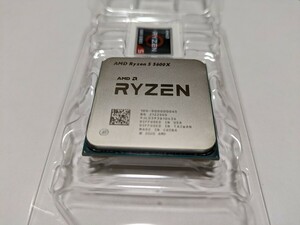 【中古品】Ryzen5 5600X CPUクーラー Wraith Prism cooler 付き