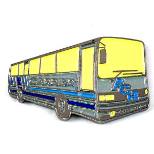 ピンバッジ・大型バス車◆フランス限定ピンズ◆レアなヴィンテージものピンバッチ