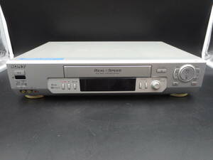 l【ジャンク】SONY VHSビデオデッキ VIDEO CASSETTE RECORDER SLV-R350②