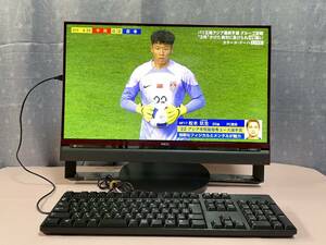 6021★第5世代 Core i7-5500U★NEC LAVIE 一体型PC DA770CAR★新品SSD★キーボード★23.8インチ★テレビ視聴・録画