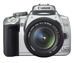 Canon デジタル一眼レフカメラ EOS Kiss デジタル X レンズキット シルバー