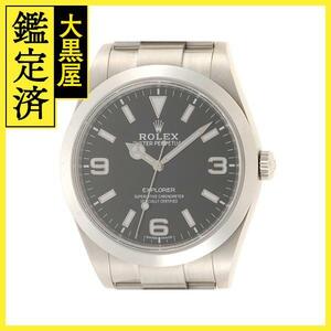 2018年　ROLEX　ロレックス　エクスプローラーI　214270　ステンレススチール　ブラック文字盤　メンズ　腕時計【200】C