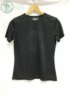 2404604869　＊ Gianni Versace ジャンニ ヴェルサーチ Ｔシャツ 半袖 ブラック 黒 レディース 夏物 ティーシャツ 中古