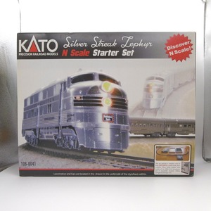 1円スタート KATO USA N Scale Silver Streak Zephyr Electric Train Starter Set CB&Q 106-0041 USA版 Nゲージ スターターセット