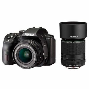 中古 １年保証 美品 PENTAX K-70 300WズームRE レンズキット ブラック