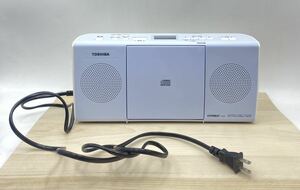 (no.9151)TOSHIBA CDラジオ TY-C23 ブルー◆2014年製◆W318×D65×H152mm◆電化製品 音響機器◆モデルルーム中古品