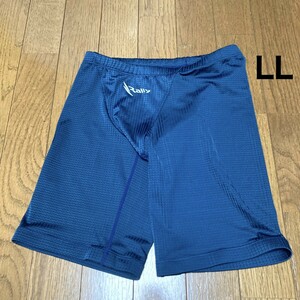 C536ラリー♪ストレッチ♪ネイビーのスパッツタイプ男子競泳水着♪海にプールにアンダーやコレクションや撮影会にも♪サイズLL