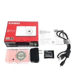 1円 CASIO EXILIM EX-ZR70 4.5-45.0mm 1:3.5-6.5 コンパクトデジタルカメラ C112349