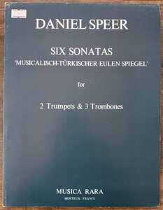 送料無料 金管5重奏楽譜 ダニエル・シュペール：6つのソナタ 2Trp&3Trb トランペット＆トロンボーン・アンサンブル