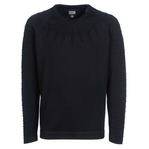 Musterbrand製　マーベル ブラックパンサー クルーネックセーター　Marvel Black Panther Crew Neck　Sサイズ　特典