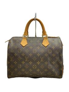 LOUIS VUITTON◆1)スピーディ30_モノグラム・キャンバス_BRW/PVC/BRW/総柄