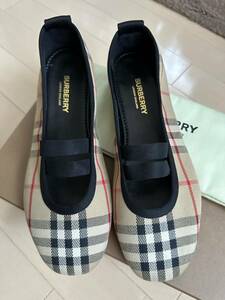 ◆新品◆BURBERRY バレリーナシューズ37バーバリー