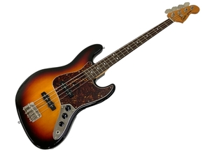 【動作保証】 Squier by Fender JAZZ BASS JVシリアル SJB-55 ジャパンビンテージ サンバースト フジゲン製 中古 T8800505