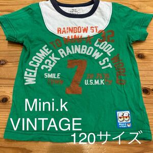 used即決送料無料♪Mini.k 半袖Tシャツ 120サイズ