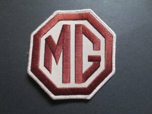 ＭＧ英国製刺繍ワッペン・ブラウン色希少品・英国車ミニクーパー・ジョンクーパーワークス・レンジローバー・ＭＧＢ・ブリティッシュ