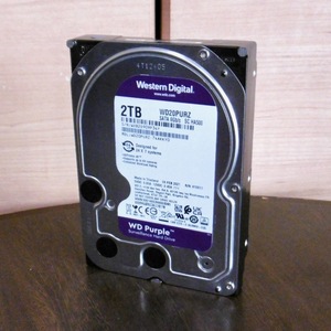 ■単品■WD Purple 3.5インチ 2TB WD20PURZ（2021年製）■