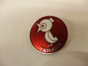 0730479a【メ便】YAMAHA ヤマハ音楽教室 バッジ/小鳥/昭和レトロ/φ2.5cm/中古品/メール便発送可能商品