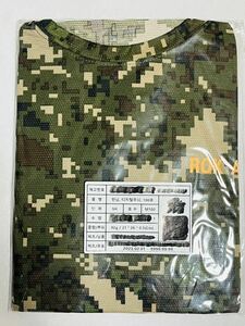 未使用！23年生産 官給品！韓国軍 陸軍 花崗岩迷彩 半袖シャツ サイズ100 ミリタリ 軍用 実物 オリジナル2