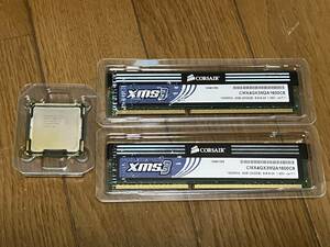 Intel Core i3-530 ＋ CORSAIR CMX4GX3M2A1600C8 (DDR3 PC3-12800 2GB 2枚組) メモリ ジャンク扱い