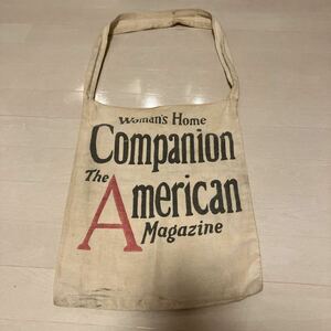 30s 40s マガジンバッグ　magazine bag newspaper bag ニュースペーパーバッグ　vintage