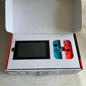 Nintendo Switch BKEHAC001 ネオンレッド ネオンブルー 箱付き ,外部JOY-CON付　ソフト付