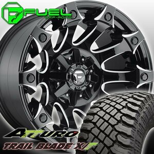 FUEL D578 Battle Axe エスカレード ナビゲーター 20インチタイヤホイールセット ATTURO TRAIL BLADE XT 275/55R20 285/55R20 305/55R20