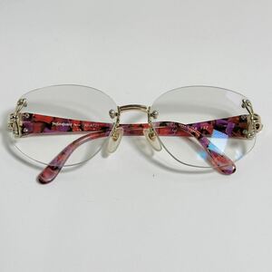 YVES SAINT LAURENT イブサンローラン メガネ 眼鏡 めがね 30-6725 GP 57□16 137 イヴサンローラン 度入り 現状 F