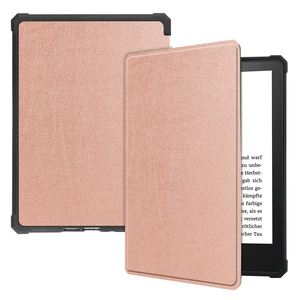 Amazon 第11世代 Kindle Paperwhite (2021) 専用 ケース カバー 薄型 軽量型 高品質PUレザーケース ローズゴールド