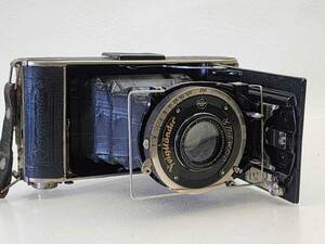 ⑧★ R60502　Voigtlander フォクトレンダー　COMPUR　10.5cm　F4.5　蛇腹カメラ　現状渡し ★