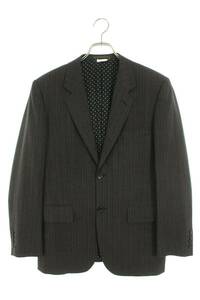 コムデギャルソンオムドゥ COMME des GARCONS HOMME DEUX 13AW DL-J006 サイズ:S AD2013 ノッチドラペルストライプジャケット 中古 BS99