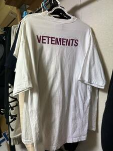 vetements Tシャツ xs 希少