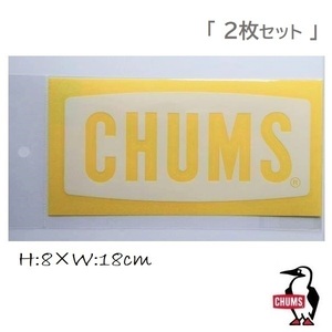 2枚セット チャムス ステッカー CHUMS Logo M Cutting Sheet CH62-1483 新品 防水素材