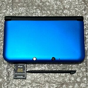 〈準美品・画面無傷・動作確認済み〉ニンテンドー3DSLL 本体 ブルー×ブラック SPR-001 NINTENDO 3DS LL Blue Black