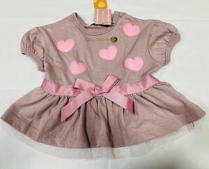 ★4909*激安sale!!新品 こども服 　半袖Tシャツsize80　1枚★Dolly ribbon