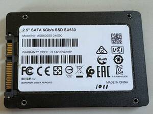 ADATA SSD 240GB【動作確認済み】1011