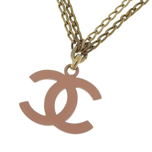 シャネル CHANEL ネックレス ココマーク GP ピンク/イエロー/ゴールド 02A 中古 新入荷 CH0851