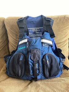 美品：KOKATAT PFD ライフジャケット OutFIT Tour Navy Lサイズ ネイビー 青