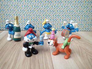 【Schleich SMURFS】 シュライヒ スマーフ フィギュア 生誕50周年記念シリーズ 6体セット