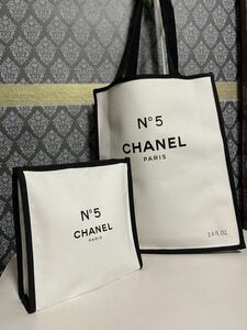 CHANEL シャネル　日曜日までの出品！！　トート　バッグ　NO5　ポーチ　セット　新品　未使用品　クラッチ　新品 入手困難