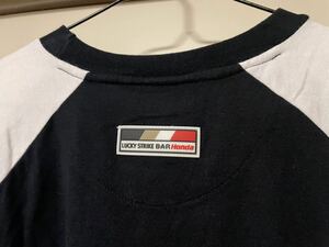 B.A.R Honda LUCKY STRIKE ホンダ ラッキーストライク ピット Tシャツ レーシング 半袖 HRC racing F1 無限