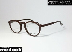 CECIL McBEE セシルマクビー レディース クラシック 眼鏡 メガネ フレーム CMF7048-3-48 度付可 バーガンディ　ワイン